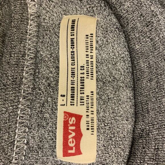 Levi's Standard Fit Ragland French Terry Crew Neck Sweatshirt - Size L - Picture 5 of 7